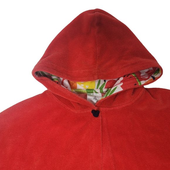 Disney mickey mouse watermelon hooded towel for kids size 5/6 beach pool bath - Picture 4 of 6